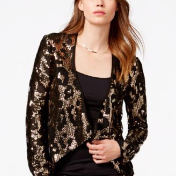 Coats | Nwot Guess Sequin Jacket | Poshmark